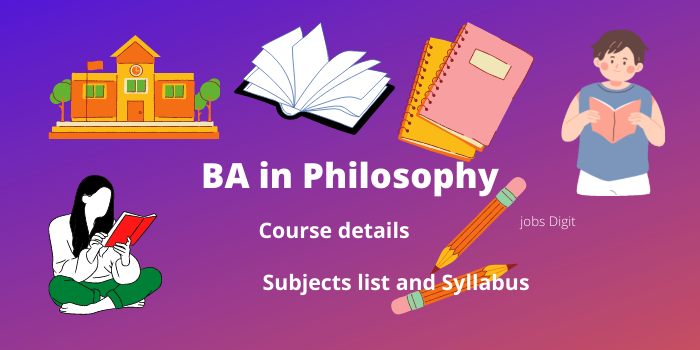 BA in Philosophy subjects list and syllabus