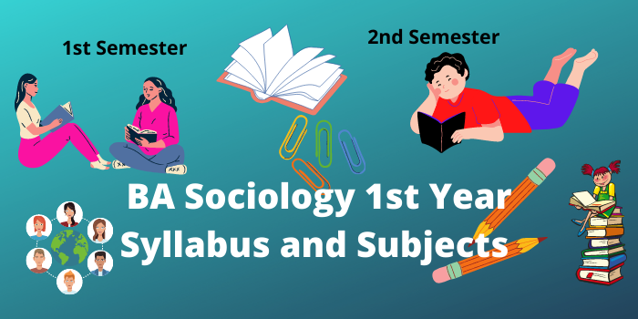 BA Sociology 1st Year Syllabus and Subjects list