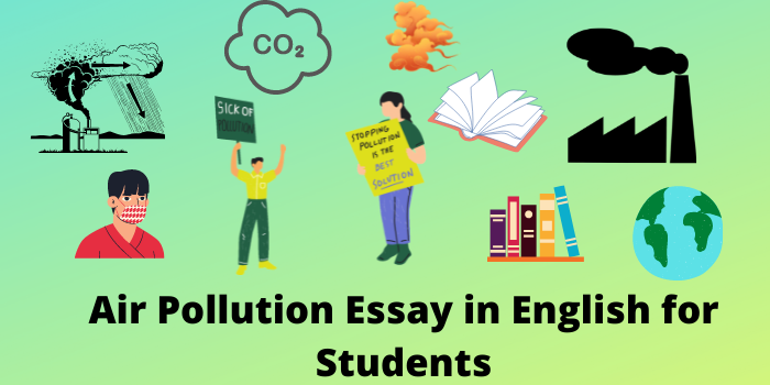 Air pollution essay in English for students