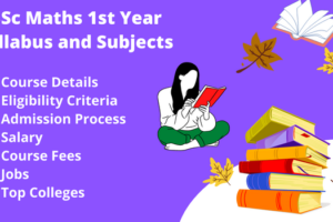 BSc Maths 1st ( First ) year syllabus and subjects